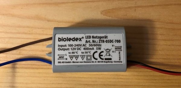 LED Netzteil 12V/5W