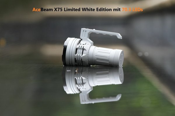 AceBeam X75-70.3 Limited White Edition mit 67.000 Lm