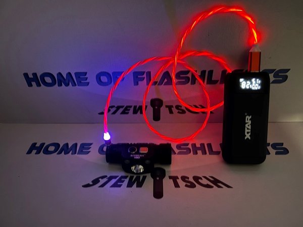 3 in 1 Ladekabel mit LED Licht und Flow Effekt