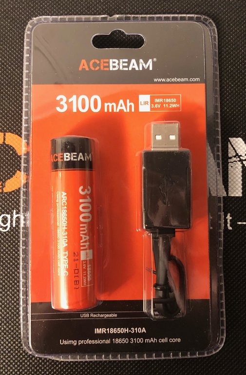 AceBeam 21700 mit 5.100 mAh USB C Power Bank